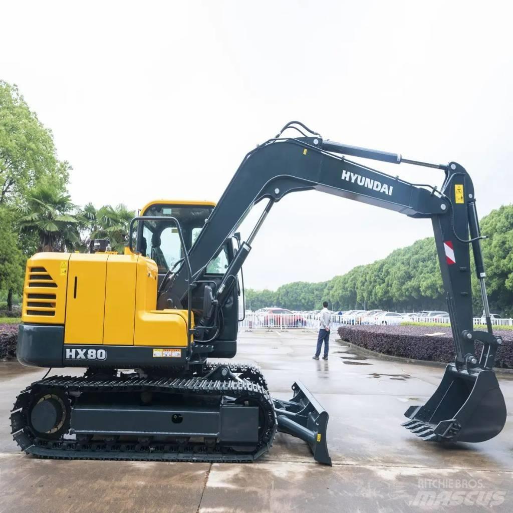 Hyundai HX80 Midi rýpadlá 7 t - 12 t