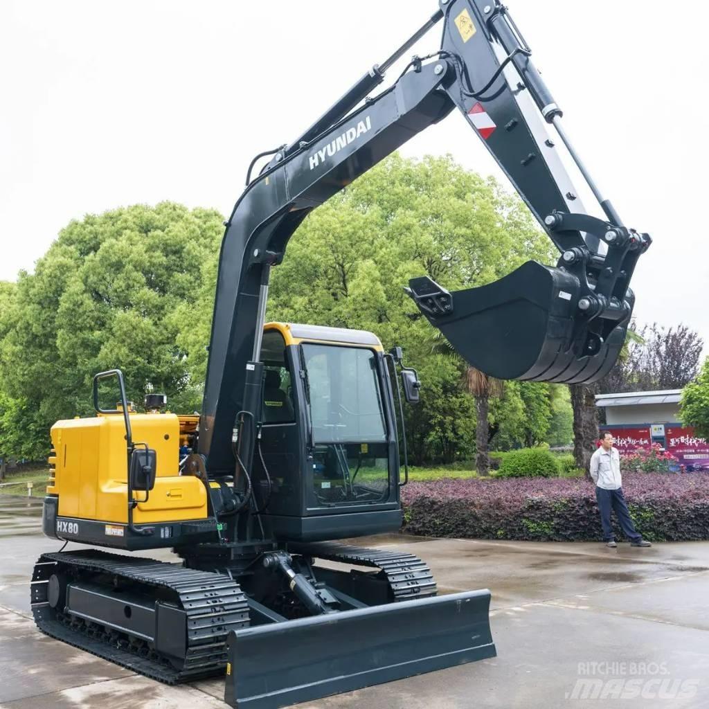 Hyundai HX80 Midi rýpadlá 7 t - 12 t