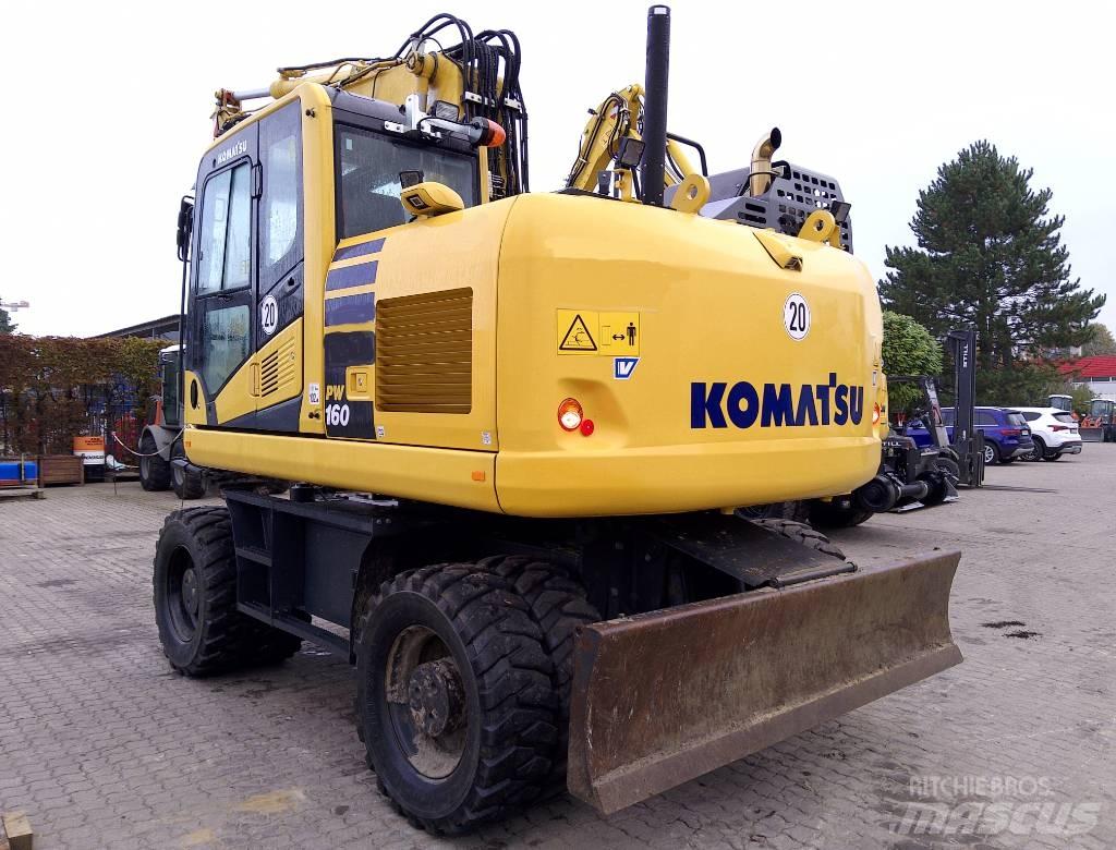 Komatsu PW160-11 Kolesové rýpadlá