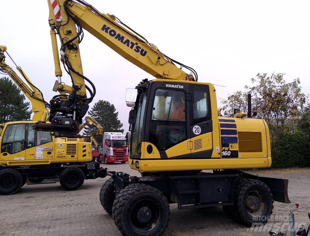 Komatsu PW160-11 Kolesové rýpadlá