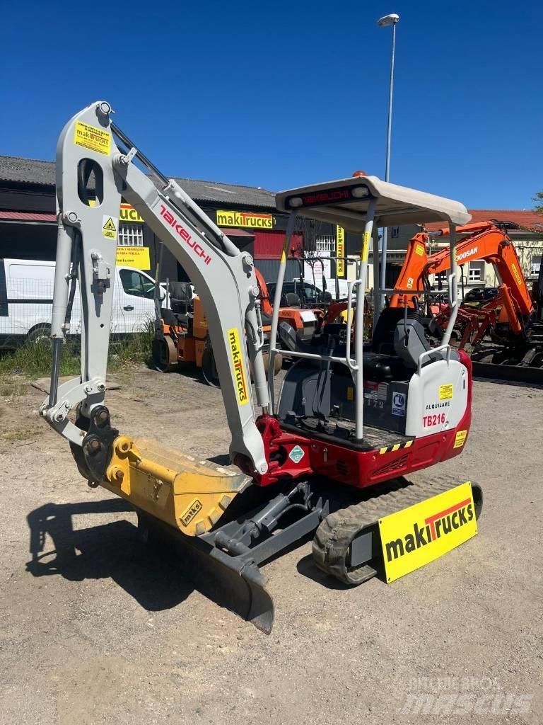 Takeuchi TB216 Mini rýpadlá < 7t