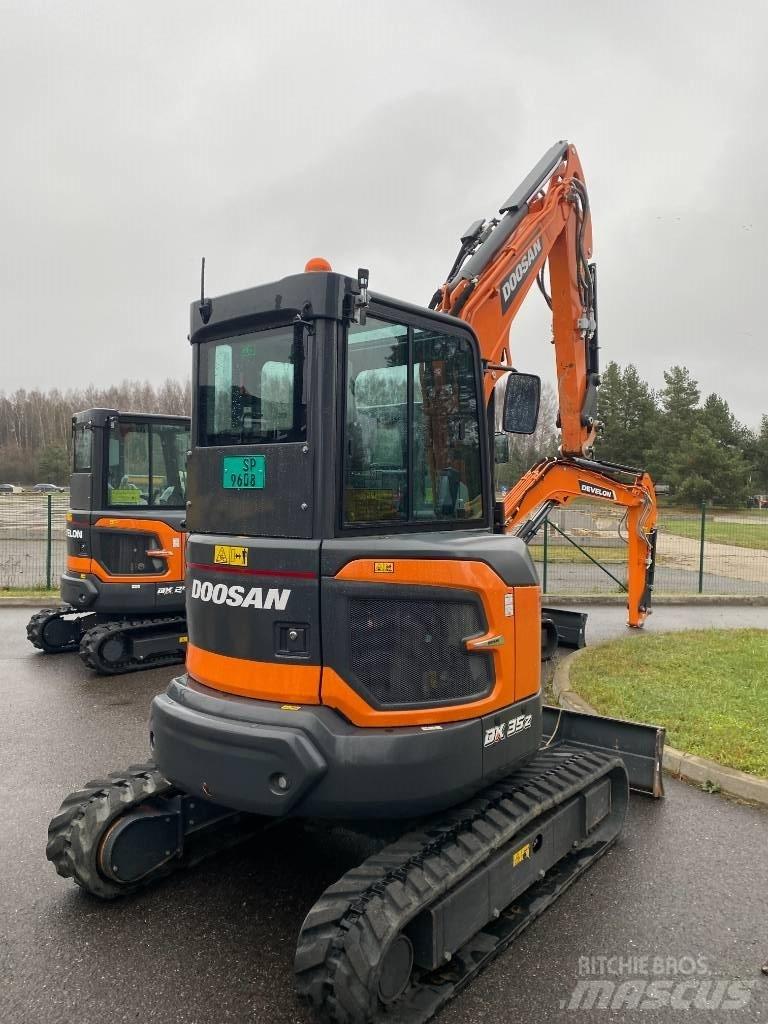 Doosan DX 35 Z-7 Mini rýpadlá < 7t