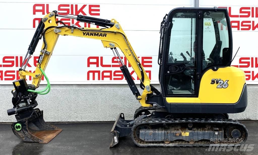Yanmar SV 26 Mini rýpadlá < 7t