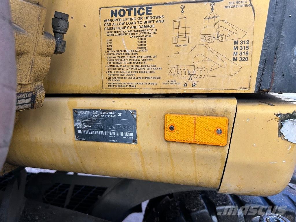 CAT M312 Kolesové nakladače