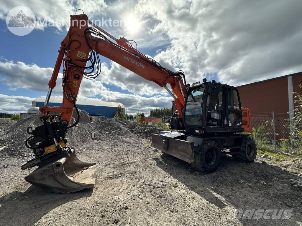 Hitachi ZX 140 W-5B Kolesové rýpadlá