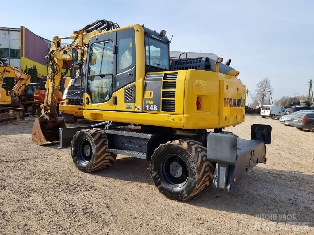 Komatsu PW 148-8 Kolesové rýpadlá
