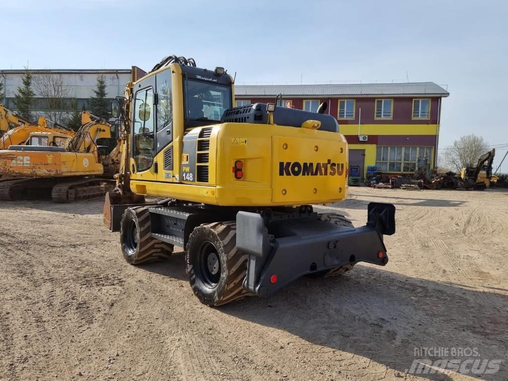 Komatsu PW 148-8 Kolesové rýpadlá