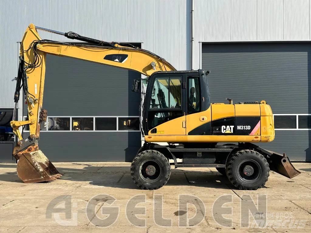 CAT M313D Kolesové rýpadlá