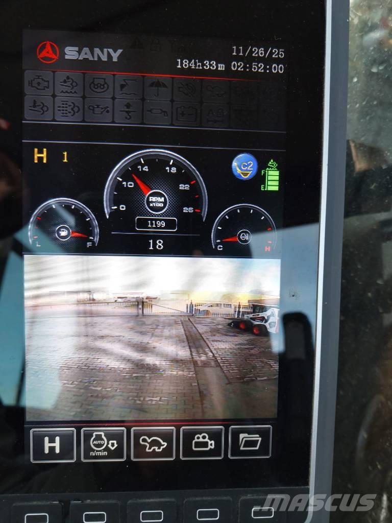 Sany SY155U Pásové rýpadlá