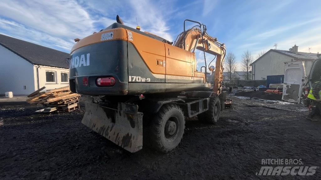 Hyundai Robex 170w-9 Kolesové rýpadlá
