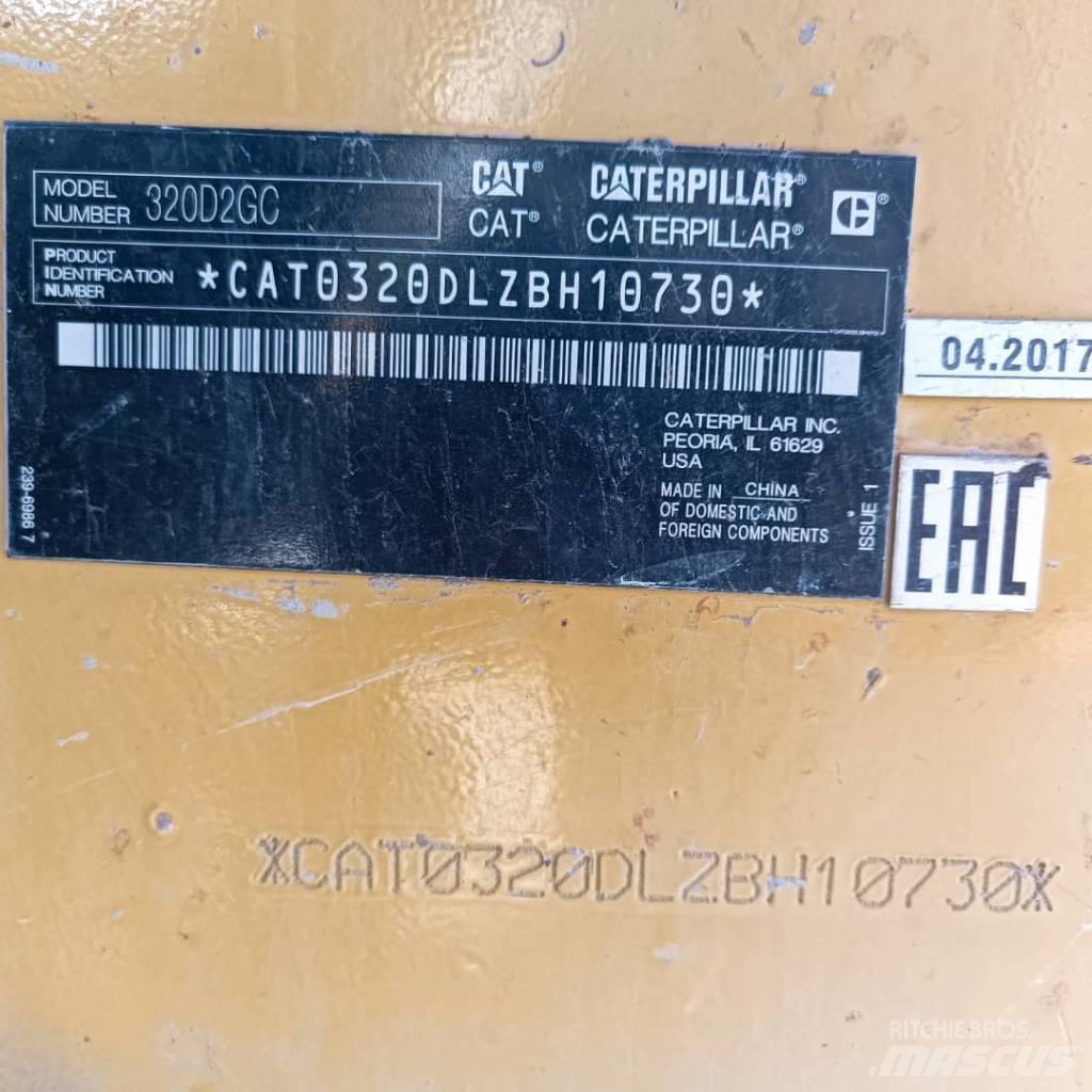 CAT 320D2 GC Pásové rýpadlá