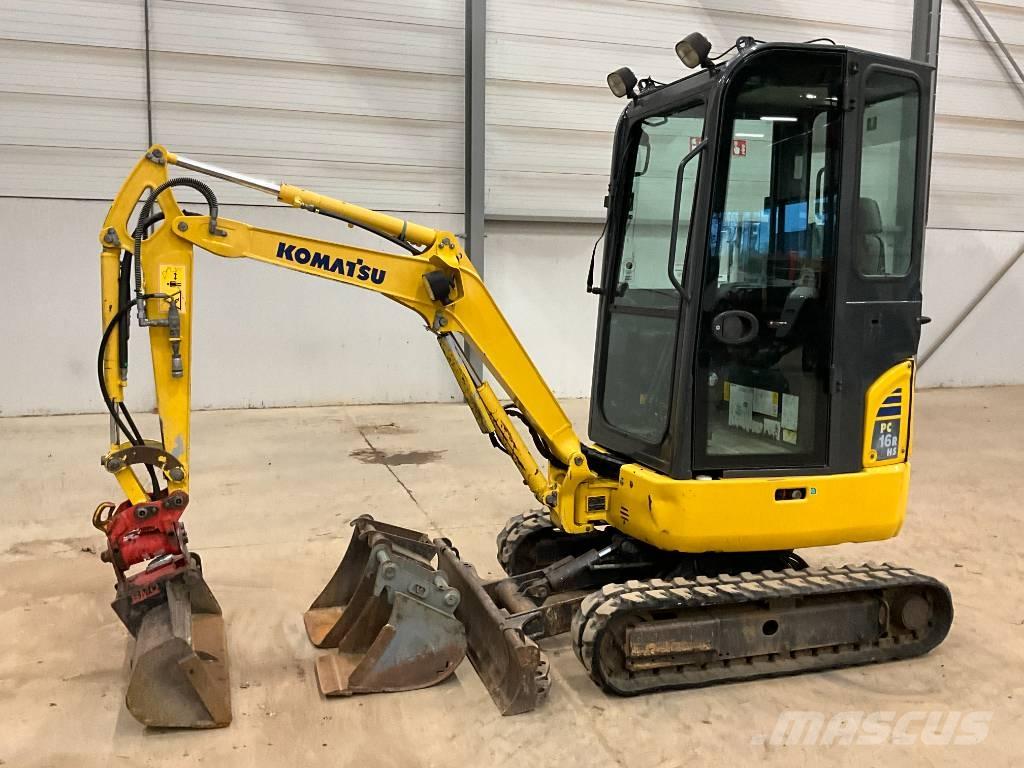 Komatsu PC 16 R-3 Mini rýpadlá < 7t