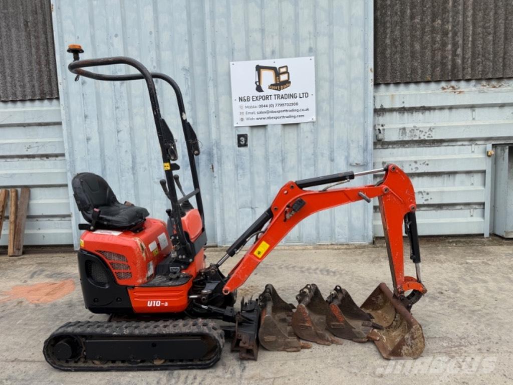 Kubota U 10 Mini rýpadlá < 7t