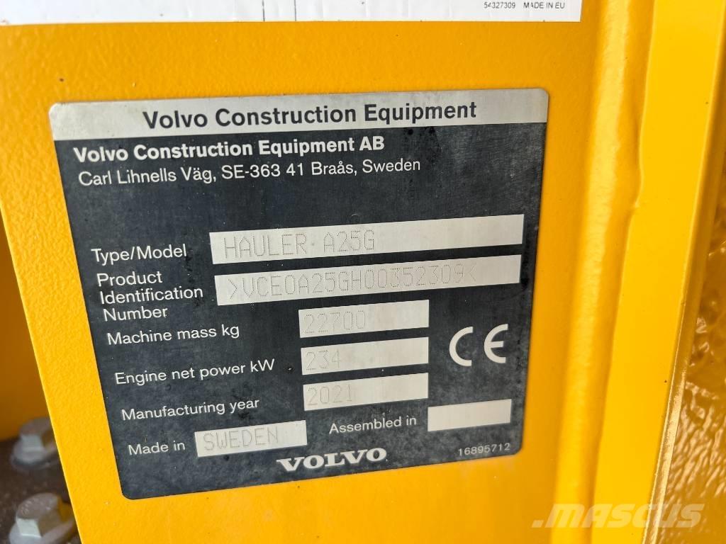 Volvo A25G Kĺbové nákladné autá