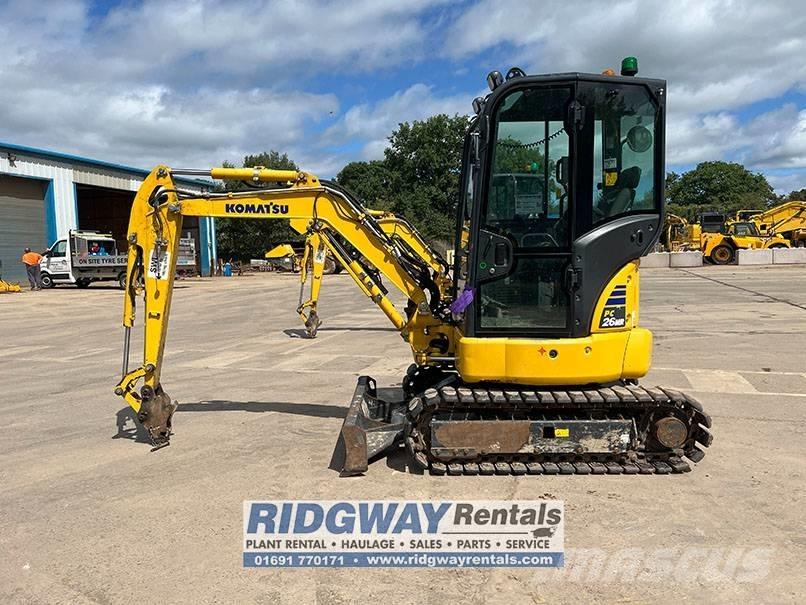 Komatsu PC 26 MR Mini rýpadlá < 7t