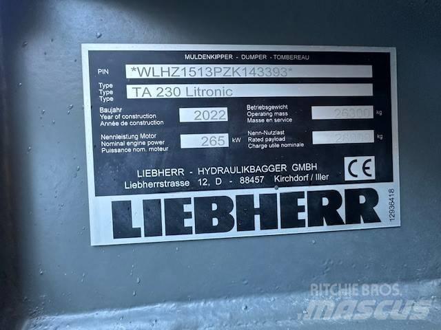 Liebherr TA 230 Kĺbové nákladné autá