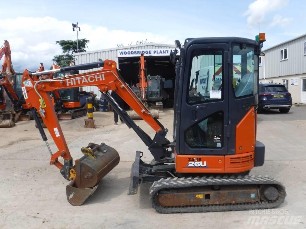 Hitachi ZX 26 U-6 Mini rýpadlá < 7t