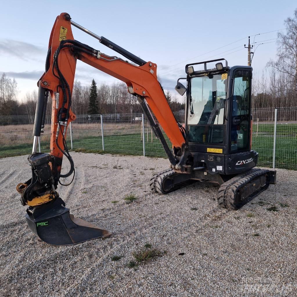 Doosan DX 35 Z Mini rýpadlá < 7t