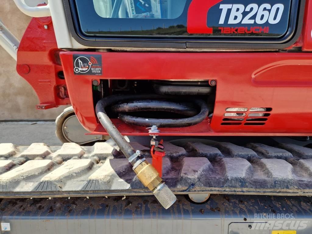 Takeuchi TB 260 Mini rýpadlá < 7t