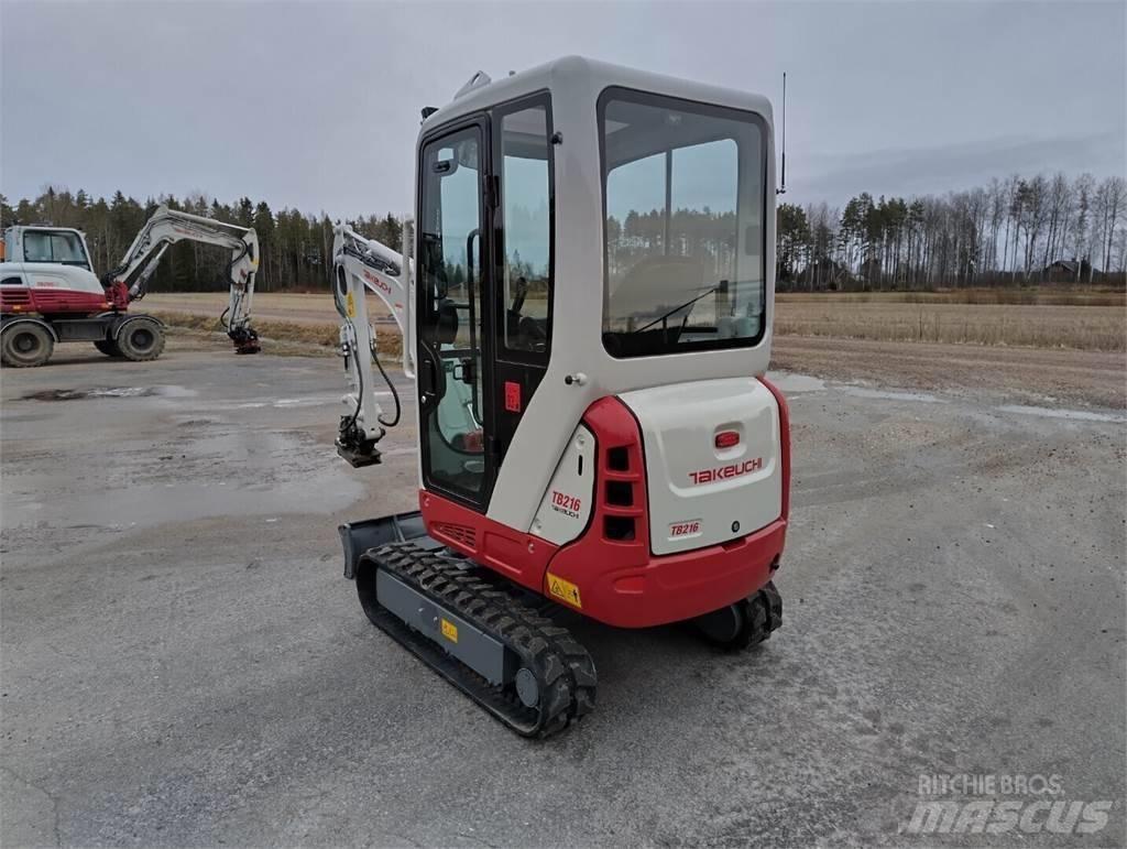 Takeuchi TB 216 Mini rýpadlá < 7t