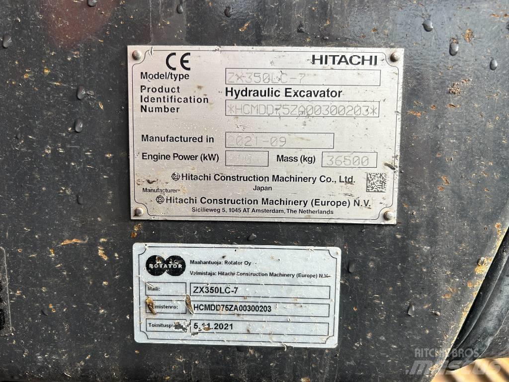Hitachi ZX350LC-7 Pásové rýpadlá