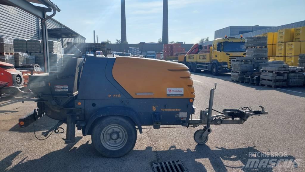 Putzmeister P 718 TD Nákladné autá s čerpadlami betónu