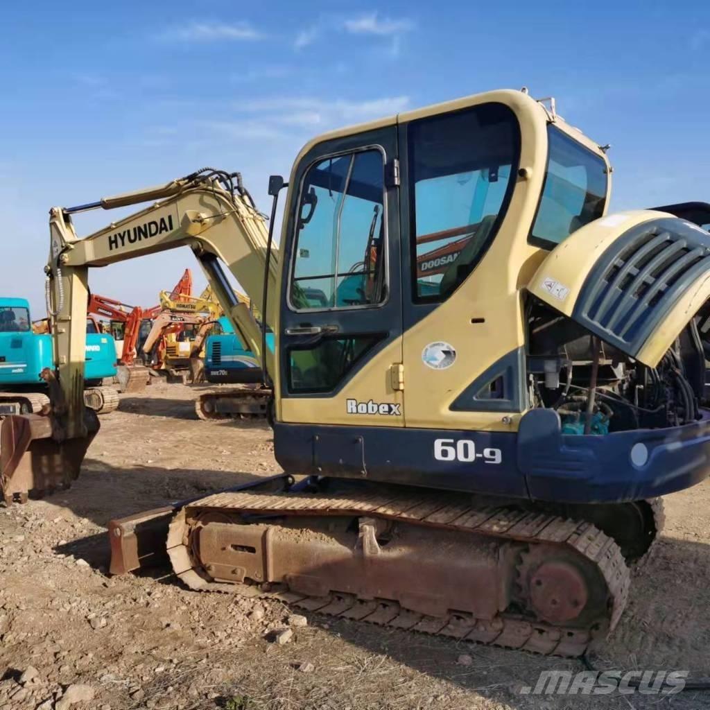Hyundai R60-9 Mini rýpadlá < 7t