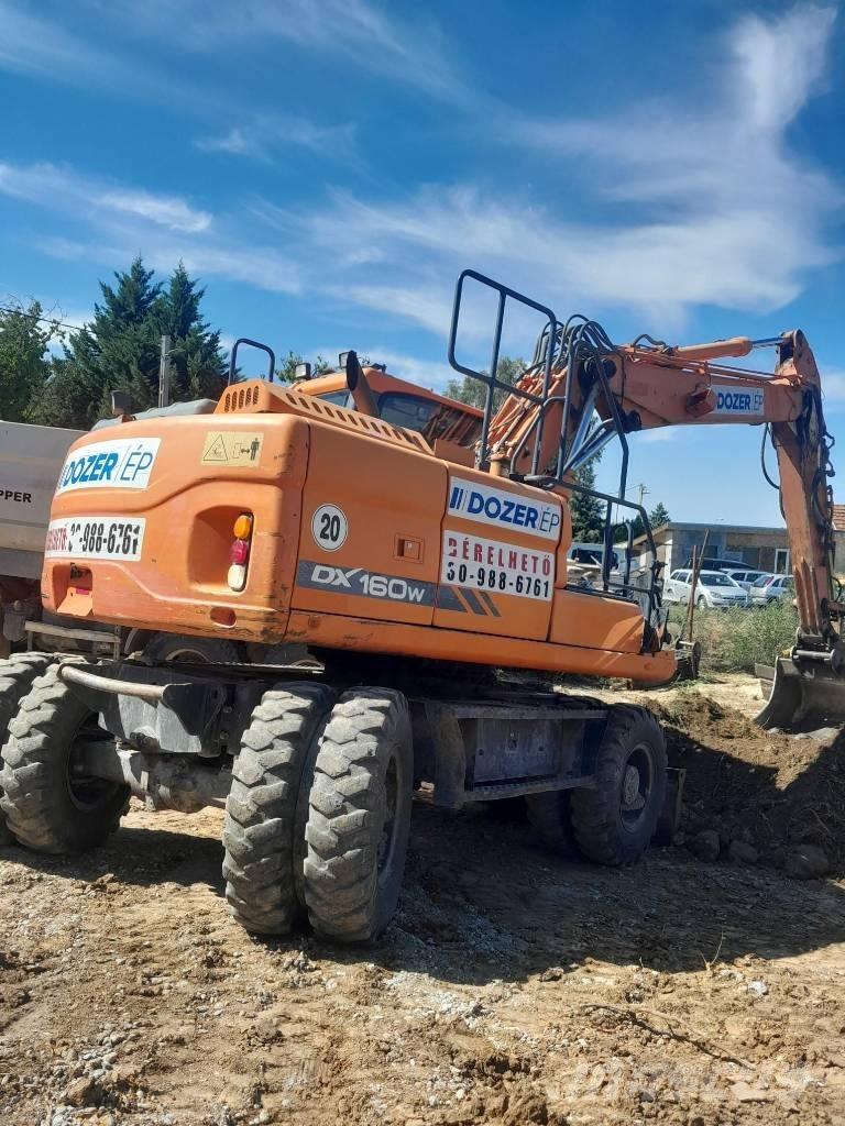 Doosan DX 160 W-3 Kolesové rýpadlá