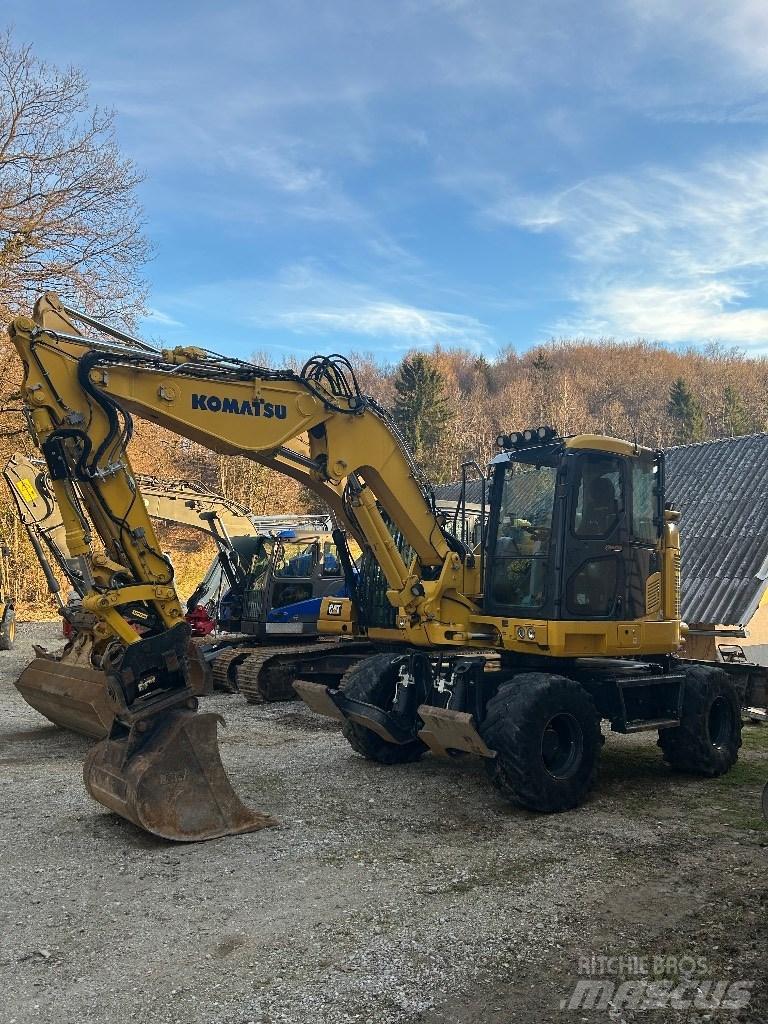 Komatsu Pw118mr11 Kolesové rýpadlá