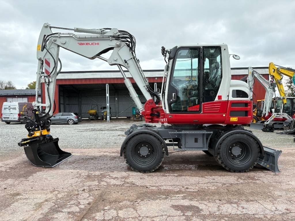 Takeuchi TB395W Kolesové rýpadlá