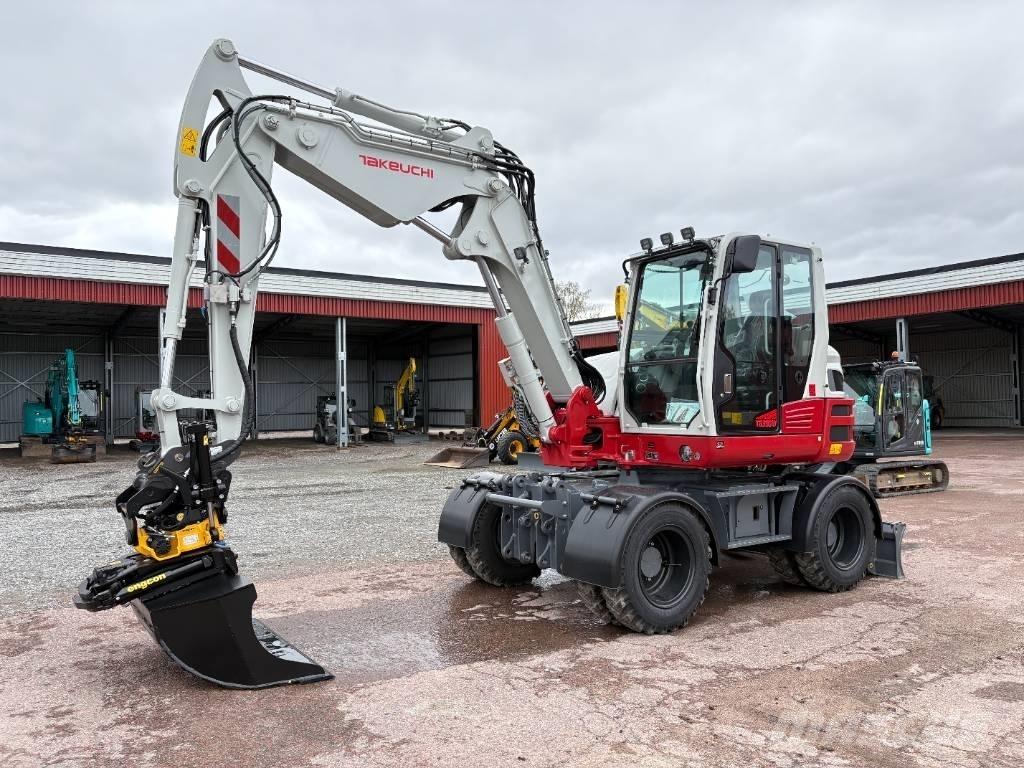 Takeuchi TB395W Kolesové rýpadlá