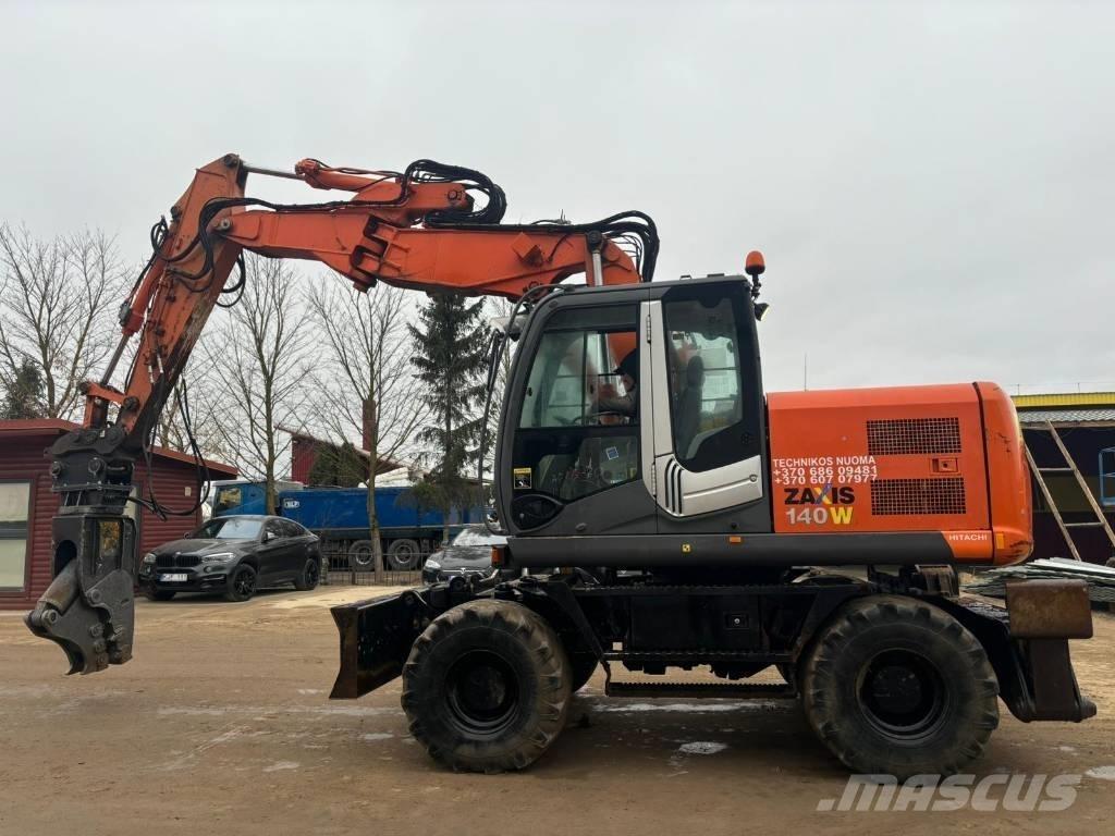Hitachi ZX140 W-3 Kolesové rýpadlá