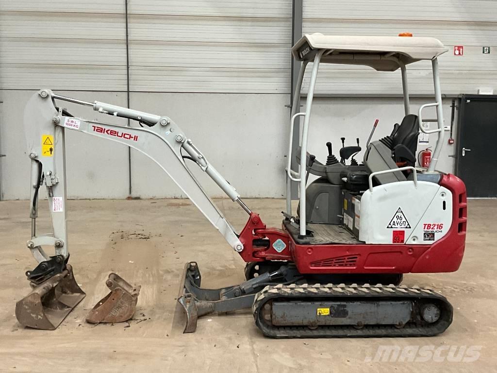 Takeuchi TB 216 Mini rýpadlá < 7t