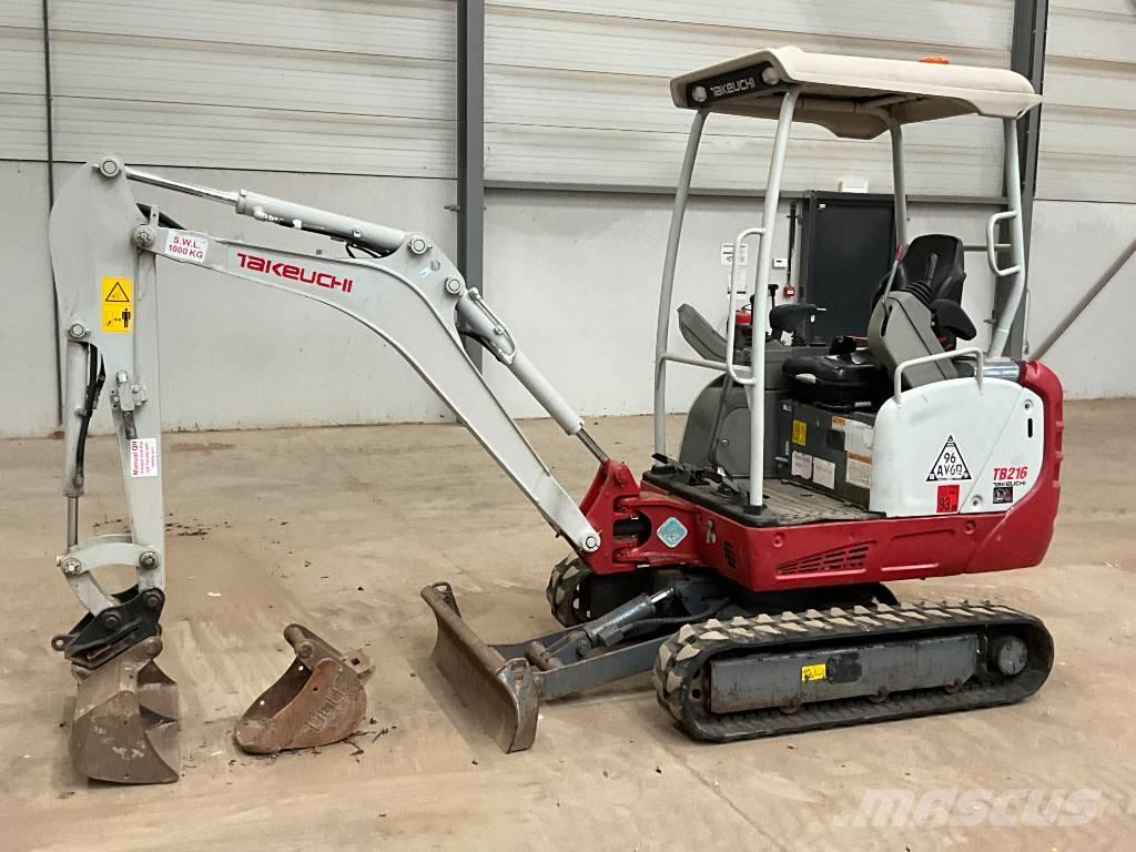 Takeuchi TB 216 Mini rýpadlá < 7t
