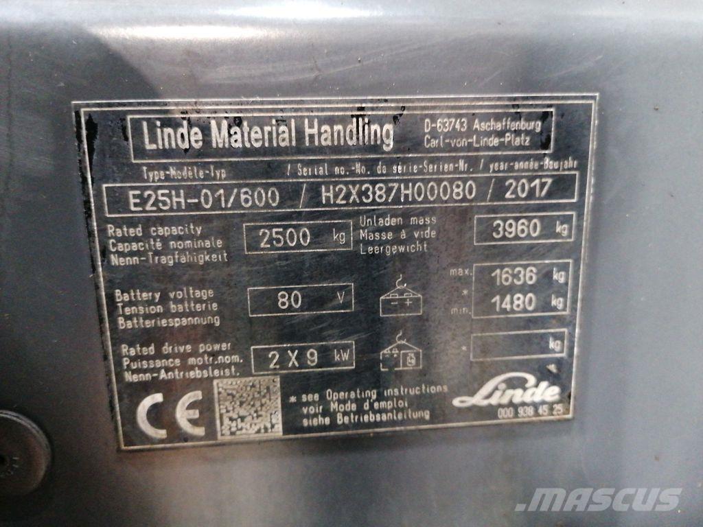 Linde E25H-01/600 Akumulátorové vozíky
