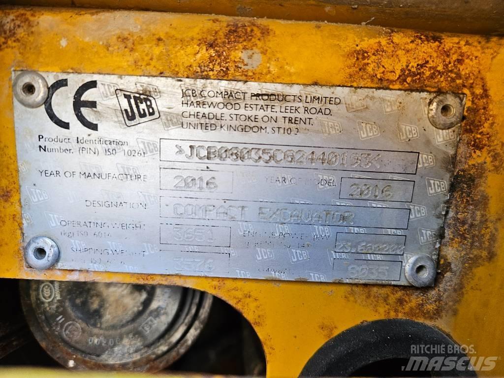 JCB 8035 Mini rýpadlá < 7t
