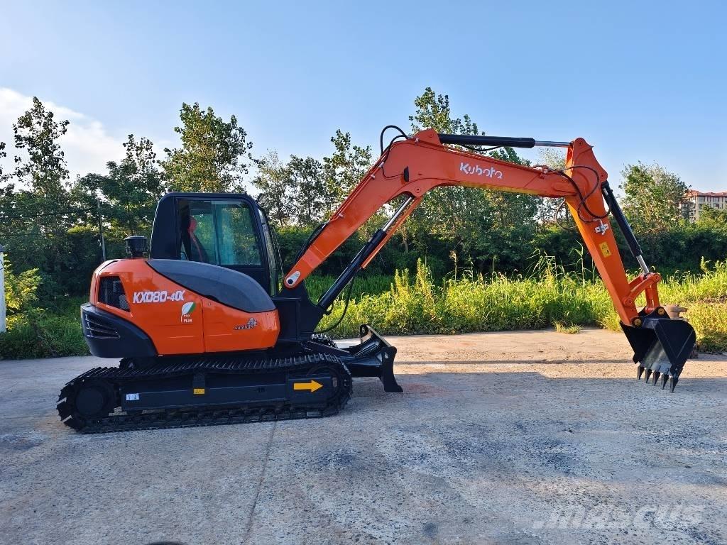 Kubota KX 080-4 CX Midi rýpadlá 7 t - 12 t
