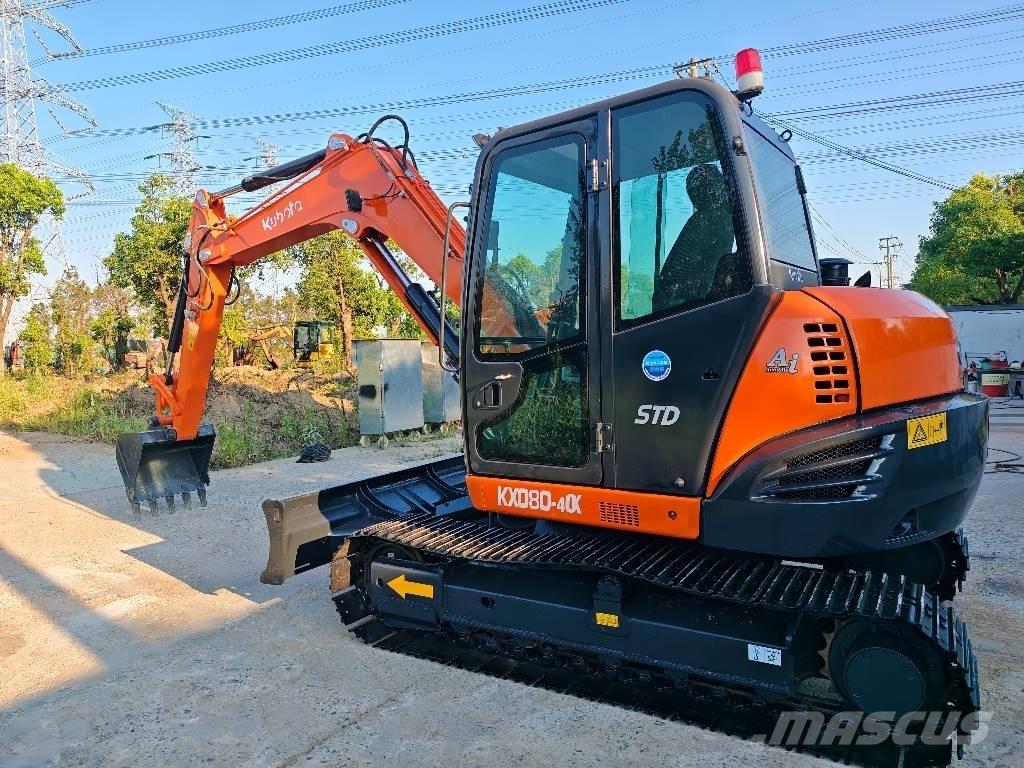 Kubota KX 080-4 CX Midi rýpadlá 7 t - 12 t