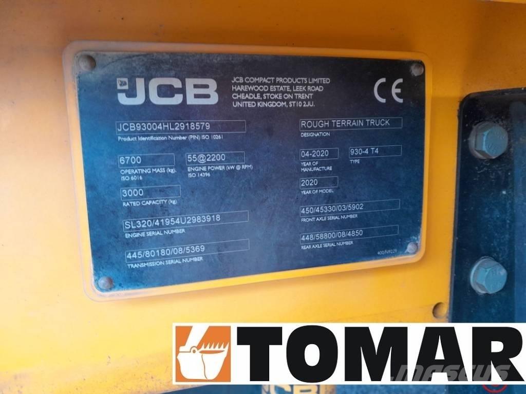 JCB 930-4 Terénne vysokozdvižné vozíky