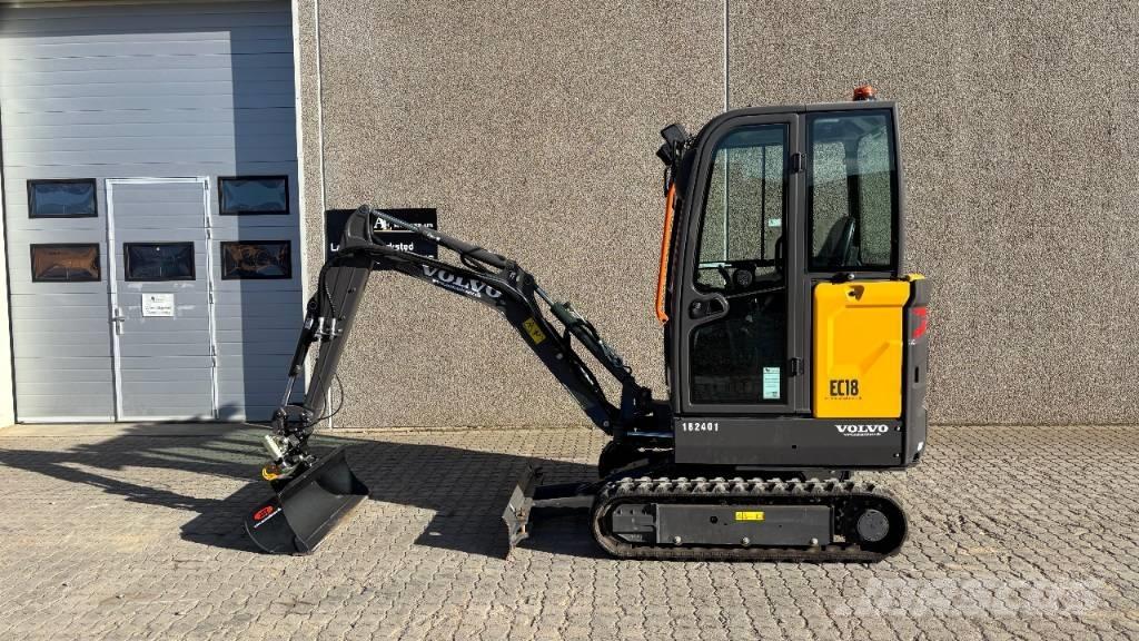 Volvo EC 18 Electric Mini rýpadlá < 7t