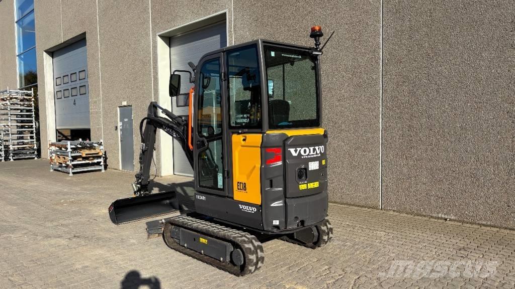 Volvo EC 18 Electric Mini rýpadlá < 7t