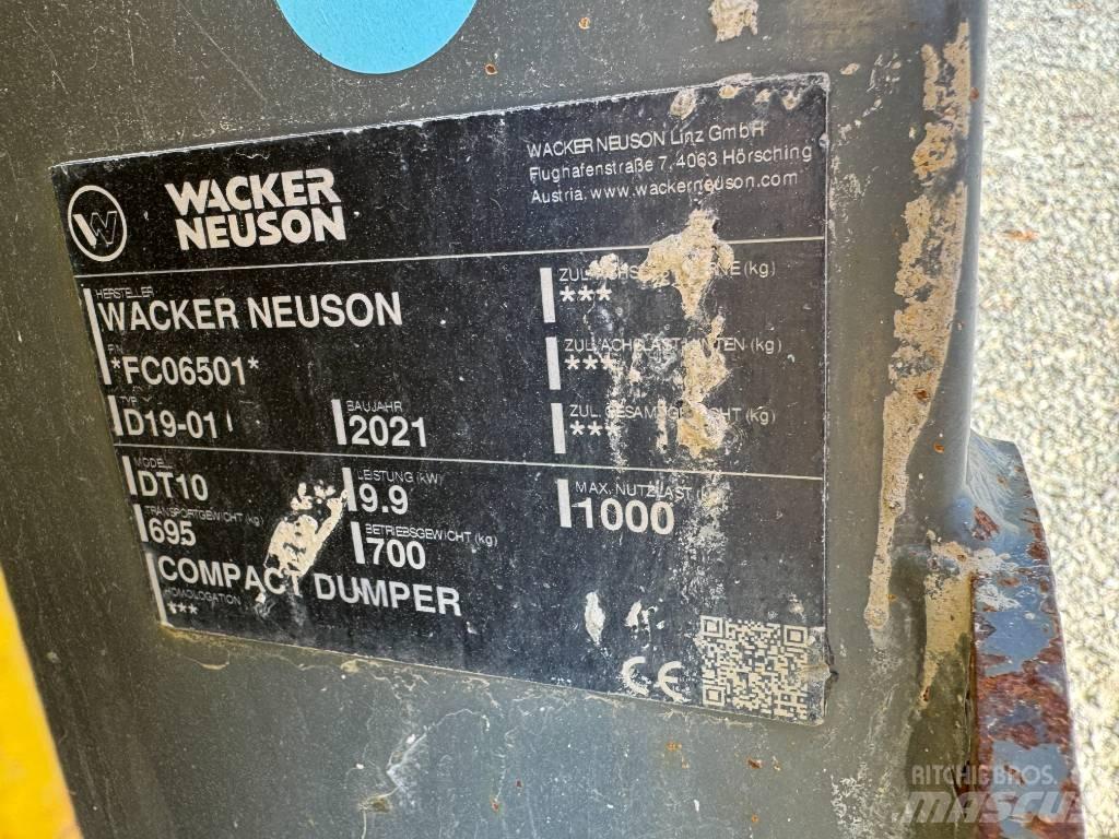 Wacker Neuson DT10 Pásové sklápače