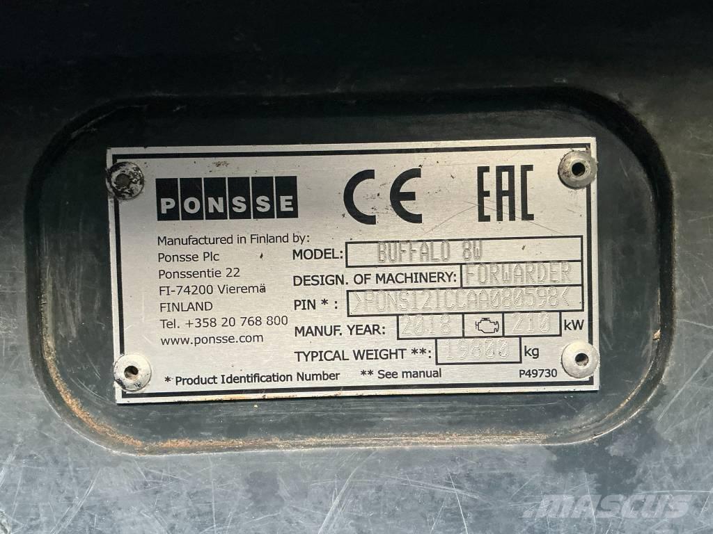 Ponsse Buffalo Lesné traktory