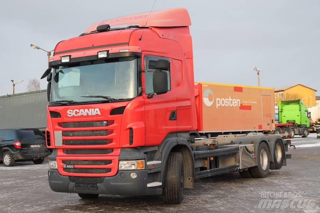Scania R480 LB6X2HNB Nosiče kontajnerov/Prepravníky kontajnerov