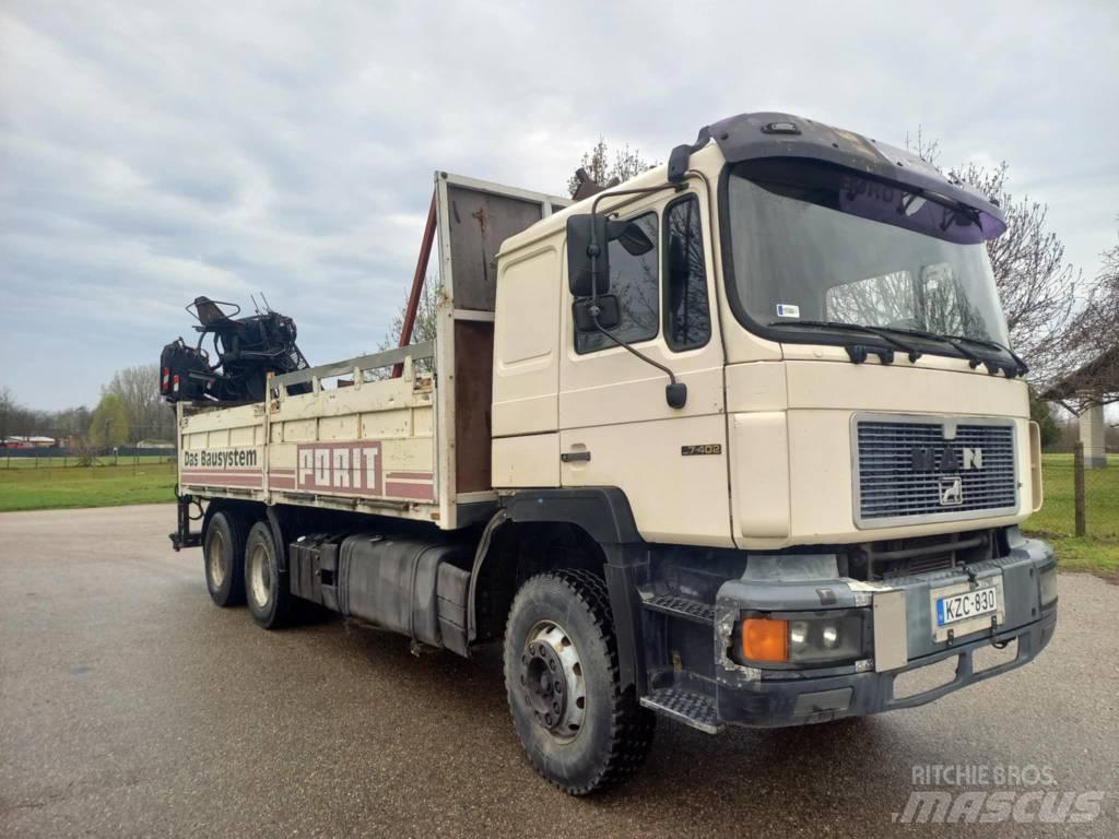 MAN 27.402 Autožeriavy, hydraulické ruky