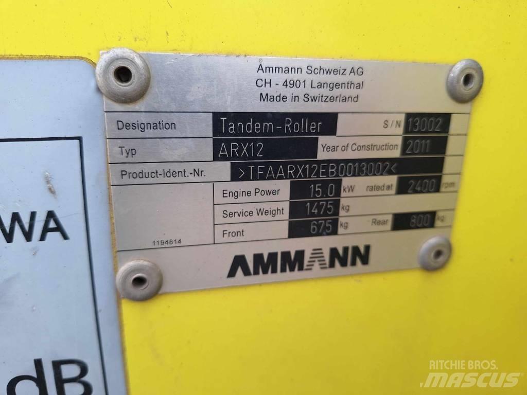 Ammann ARX 12 Tandemové valce