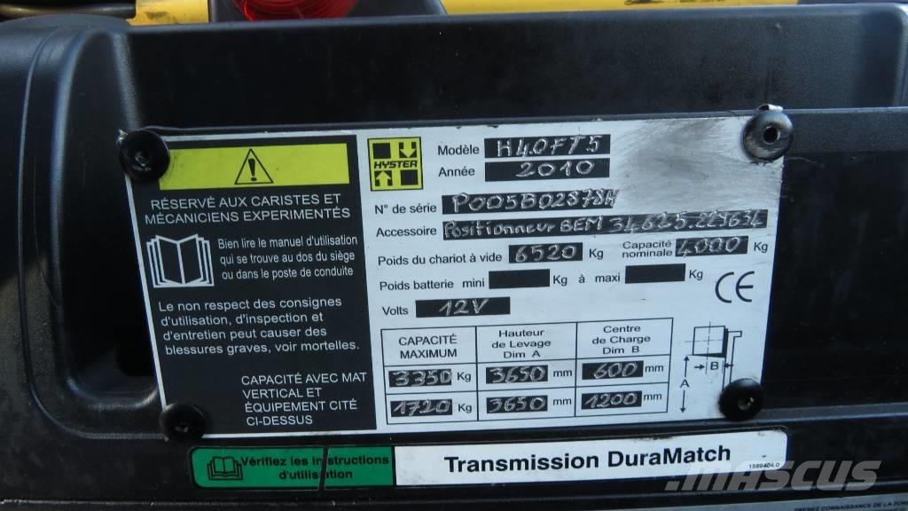 Hyster H4.0FT5 LPG vozíky