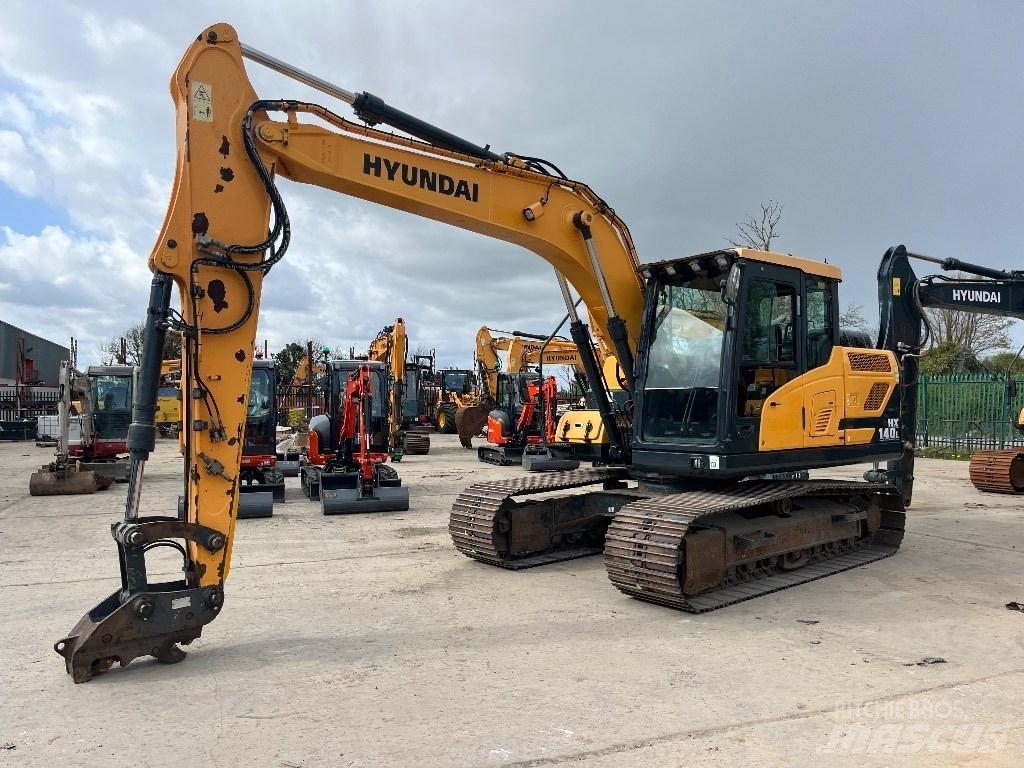 Hyundai HX140L Pásové rýpadlá