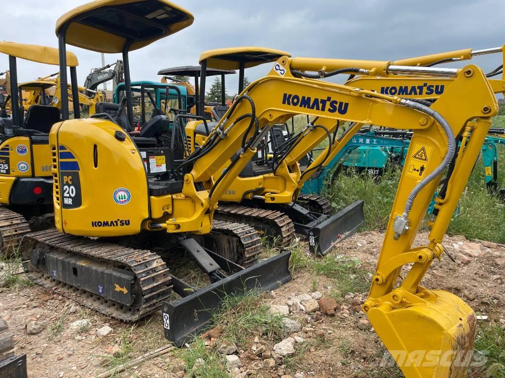 Komatsu PC 20 Pásové rýpadlá