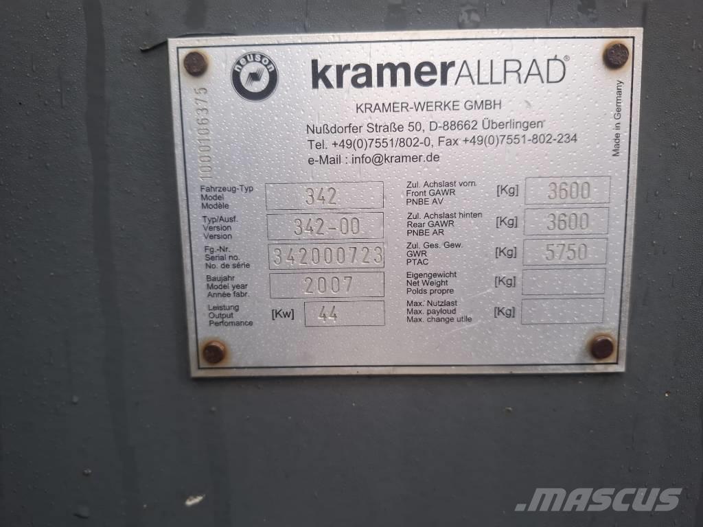 Kramer 380 Kolesové nakladače